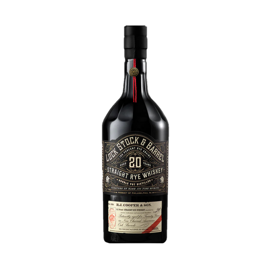 Buy Lock Stock & Barrel 20 Year Old Rye 750ml bottle shipping