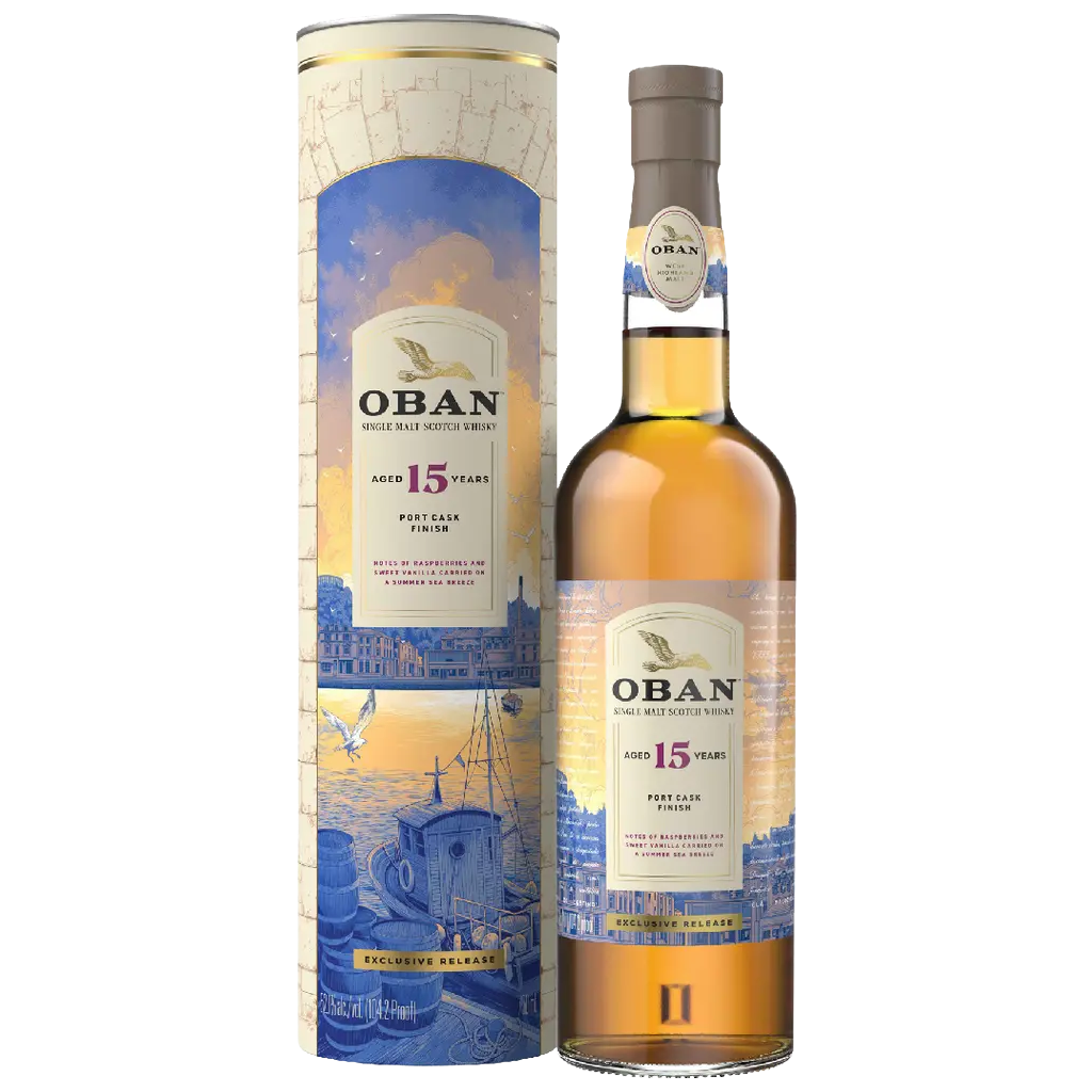 Buy Oban 15 Year Port Cask Finished Single Malt Scotch Whisky 