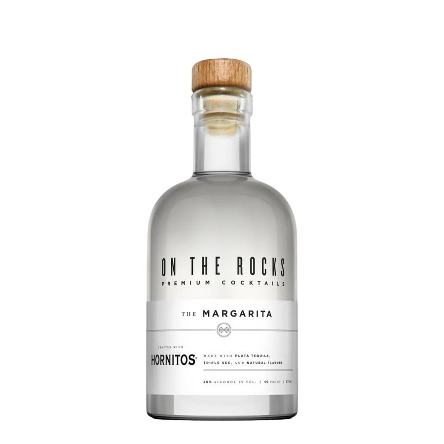 On The Rocks Margarita Cocktail 375ML ready-to-drink margarita bottle with lime citrus cocktail flavor