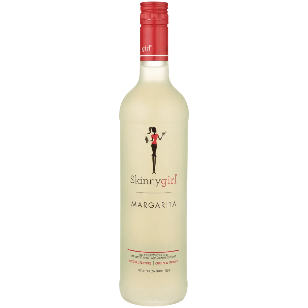 Skinny Girl Tequila Margarita Cocktail 750ml ready-to-drink bottle with citrus margarita flavor