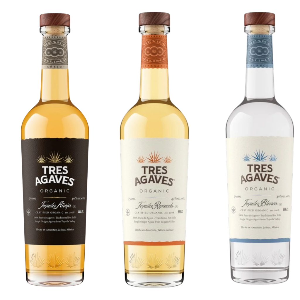 buy Tres Agaves Tequila Combo featuring Blanco, Reposado, and Añejo 750ml online bottle shipping liquor 