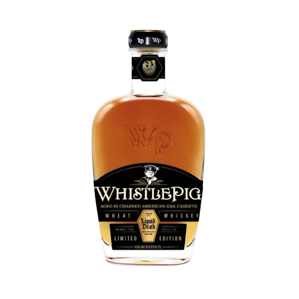 Buy WhistlePig x Liquid Death GraveStock Wheat Whiskey Limited Edition Bottle Shipping 